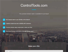 Tablet Screenshot of controltools.com